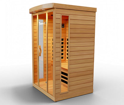 Modern Reform 3-Person Home Infrared Sauna | FAR Infrared with 9 Carbon Heaters
