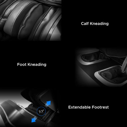 Pro-Vigor 4D Zero Gravity Massage Chair with SL Track & Heated Roller, Brown