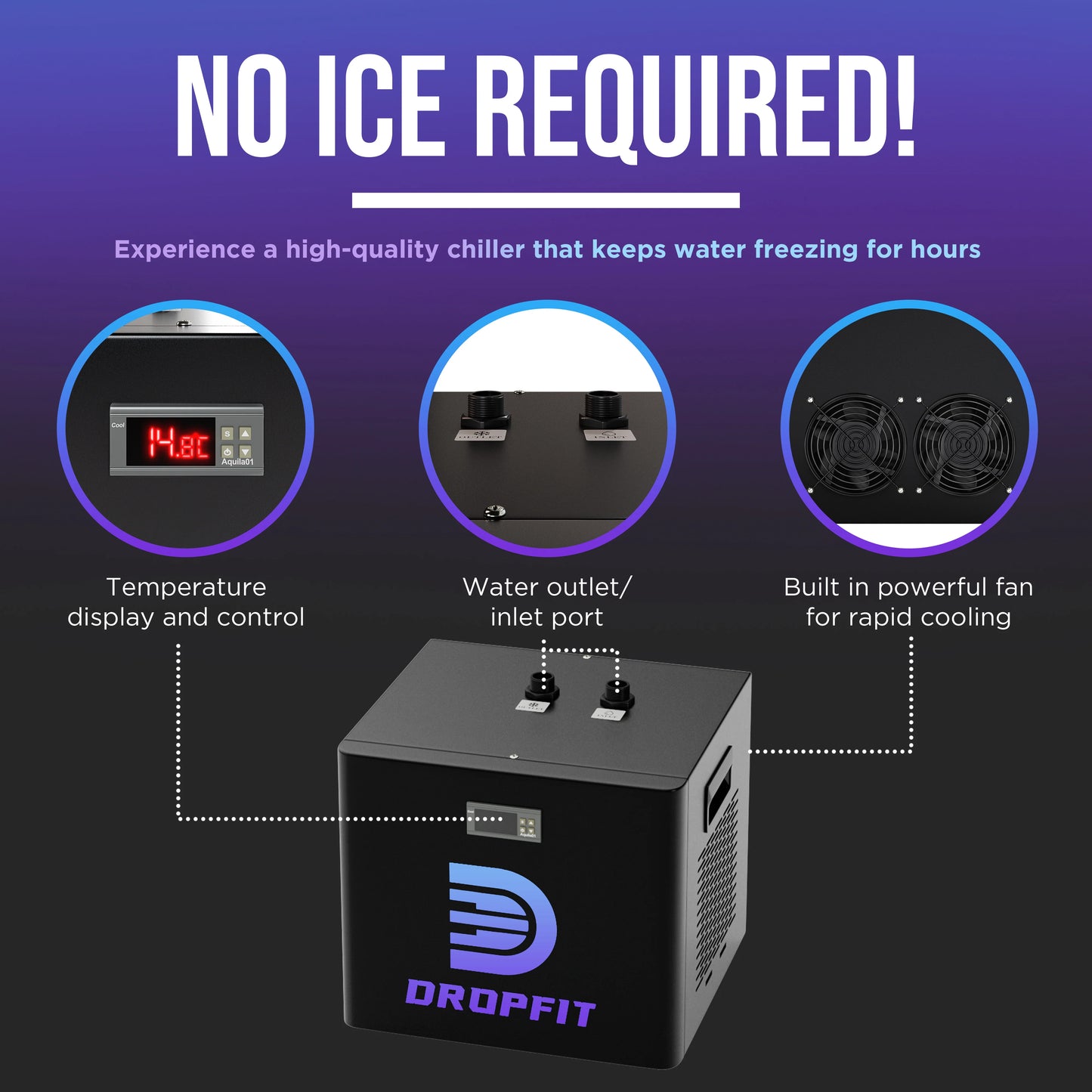Dropfit Ice Bath (Cold Plunge System)