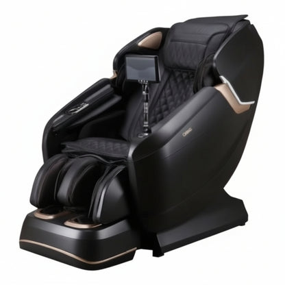 Pro-Vigor 4D Zero Gravity Massage Chair with SL Track & Heated Roller, Brown