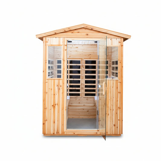 4 - Person Bluetooth Compatible FAR Infrared Sauna in Fir