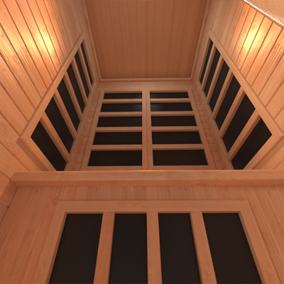 Modern Reform 3-Person Home Infrared Sauna | FAR Infrared with 9 Carbon Heaters
